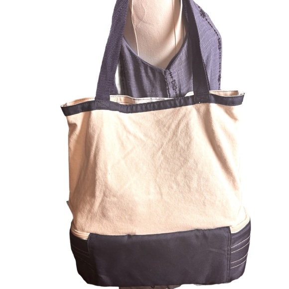 Canvas Waco Farmers Market Bag w Cold Storage Minimalist Functional Essential - Picture 3 of 5